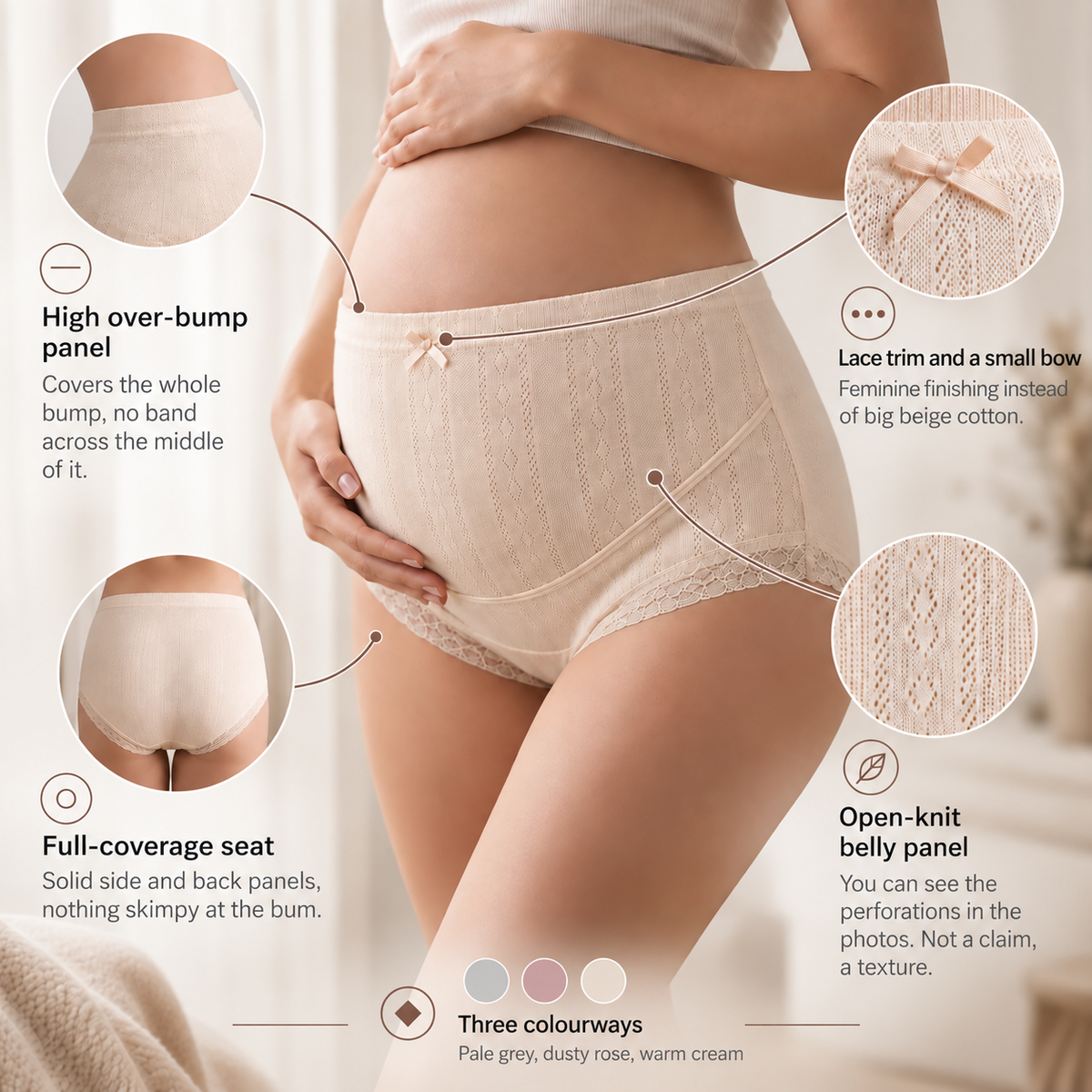 OVER-BUMP MATERNITY UNDIES
